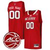 Custom North Carolina State Wolfpack Basketball Red Jersey - All Stitched