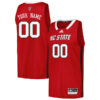 Custom NC State Wolfpack Basketball Red Jersey - All Stitched