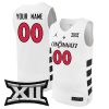Custom Cincinnati Bearcats Basketball White Game Jersey - All Stitched