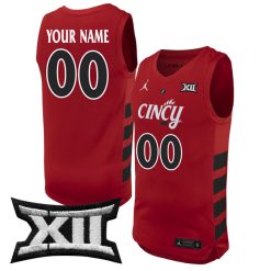 Custom Cincinnati Bearcats Basketball Red Game Jersey - All Stitched