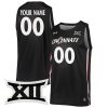 Custom Cincinnati Bearcats Basketball Black Game Jersey - All Stitched