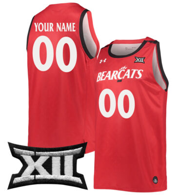 Custom Cincinnati Bearcats Basketball Red Game Jersey - All Stitched