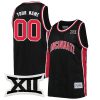 Custom Cincinnati Bearcats Basketball Black Commemorative Classic Jersey - All Stitched