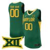 Custom Baylor Bears Basketball Green Game Jersey - All Stitched