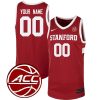 Custom Stanford Cardinal Basketball Cardinal Game Jersey - All Stitched