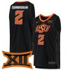 Cade Cunningham Oklahoma State Cowboys Basketball Black Jersey - All Stitched