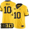 Alex Orji Michigan Wolverines Football Maize Alternate Jersey - All Stitched