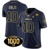 Alex Orji Michigan Wolverines Football Navy Gold Jersey - All Stitched