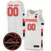 Custom Syracuse Orange Basketball White Game Jersey - All Stitched
