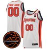 Custom Syracuse Orange Basketball White Retro Jersey - All Stitched