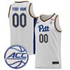 Custom Pittsburgh Panthers Basketball White Game Jersey - All Stitched