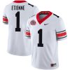 Trevor Etienne Georgia Bulldogs Football White 40th NC Anniversary Jersey - All Stitched