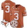 Quinn Ewers Texas Longhorns Football Orange Vapor F.U.S.E Limited Jersey - All Stitched w/ SEC Patch