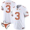 Quinn Ewers Texas Longhorns Football White Vapor F.U.S.E Limited Jersey - All Stitched