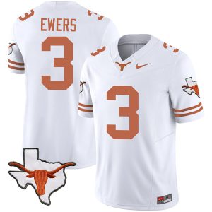 Quinn Ewers Texas Longhorns Football White Vapor F.U.S.E Limited Jersey - All Stitched