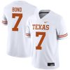 Isaiah Bond Texas Longhorns Football White Away Game Jersey - All Stitched