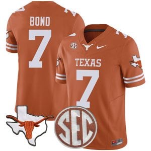Isaiah Bond Texas Longhorns Football Orange Vapor F.U.S.E Limited Jersey - All Stitched w/ SEC Patch