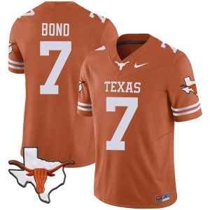 Isaiah Bond Texas Longhorns Football Orange Vapor F.U.S.E Limited Jersey - All Stitched