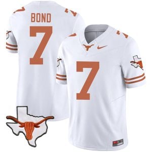 Isaiah Bond Texas Longhorns Football White Vapor F.U.S.E Limited Jersey - All Stitched