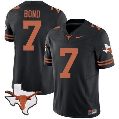 Isaiah Bond Texas Longhorns Football Black Vapor F.U.S.E Limited Jersey - All Stitched