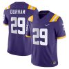 Caden Durham LSU Tigers Football Purple Vapor F.U.S.E Limited Jersey - All Stitched