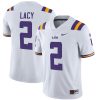 Kyren Lacy LSU Tigers Football White Away Jersey - All Stitched