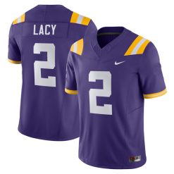 Kyren Lacy LSU Tigers Football Purple Vapor F.U.S.E Limited Jersey - All Stitched