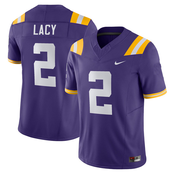 Kyren Lacy LSU Tigers Football Purple Vapor F.U.S.E Limited Jersey - All Stitched