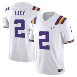 Kyren Lacy LSU Tigers Football White Vapor F.U.S.E Limited Jersey - All Stitched