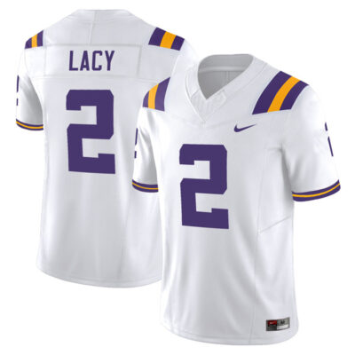 Kyren Lacy LSU Tigers Football White Vapor F.U.S.E Limited Jersey - All Stitched
