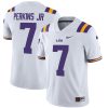 Harold Perkins Jr LSU Tigers Football White Away Jersey - All Stitched
