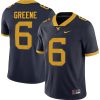 Garrett Greene West Virginia Mountaineers Football Navy Alumni Jersey - All Stitched