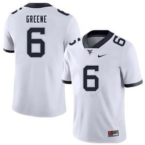 Garrett Greene West Virginia Mountaineers Football White Alumni Jersey - All Stitched