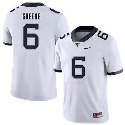 Garrett Greene West Virginia Mountaineers Football White Alumni Jersey - All Stitched