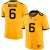 Garrett Greene West Virginia Mountaineers Football Gold Alumni Jersey - All Stitched