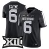 Garrett Greene West Virginia Mountaineers Football Black Game Jersey w/ XII Patch - All Stitched