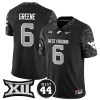 Garrett Greene West Virginia Mountaineers Football Black Vapor F.U.S.E Limited Jersey w/ XII Patch - All Stitched