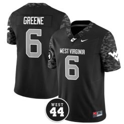 Garrett Greene West Virginia Mountaineers Football Black Vapor F.U.S.E Limited Jersey - All Stitched