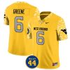 Garrett Greene West Virginia Mountaineers Football Gold Vapor F.U.S.E Limited Jersey - All Stitched
