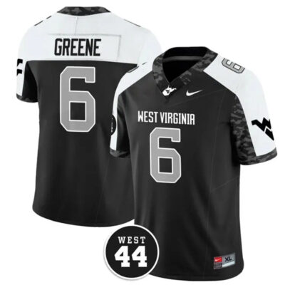 Garrett Greene West Virginia Mountaineers Football Alternate Black Vapor F.U.S.E Limited Jersey - All Stitched
