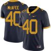 Pat McAfee West Virginia Mountaineers Football Navy Alumni Jersey - All Stitched