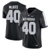 Pat McAfee West Virginia Mountaineers Football Black Game Jersey - All Stitched