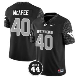 Pat McAfee West Virginia Mountaineers Football Black Vapor F.U.S.E Limited Jersey - All Stitched