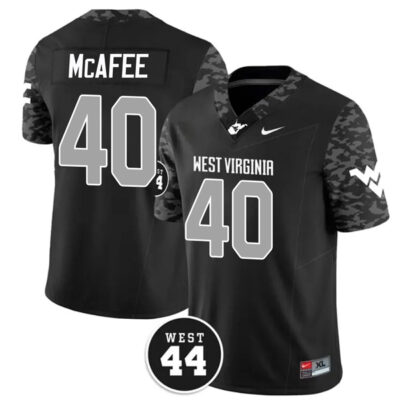Pat McAfee West Virginia Mountaineers Football Black Vapor F.U.S.E Limited Jersey - All Stitched