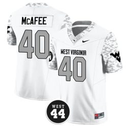 Pat McAfee West Virginia Mountaineers Football White Vapor F.U.S.E Limited Jersey - All Stitched