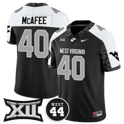 Pat McAfee West Virginia Mountaineers Football Alternate Black Vapor F.U.S.E Limited Jersey w/ XII Patch - All Stitched