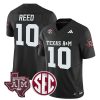 Marcel Reed Texas A&M Aggies Football Black Alternate Jersey - All Stitched