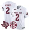 Johnny Manziel Texas A&M Aggies Football White Away Jersey - All Stitched
