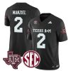 Johnny Manziel Texas A&M Aggies Football Black Alternate Jersey - All Stitched