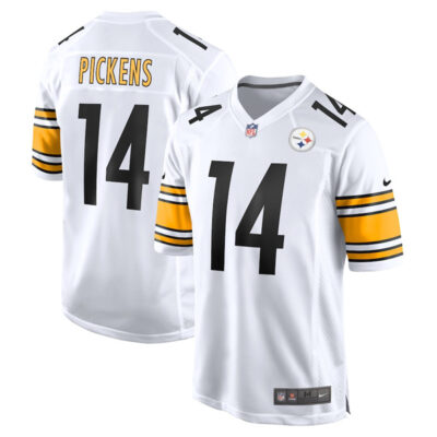 George Pickens Pittsburgh Steelers White Game Jersey - All Stitched